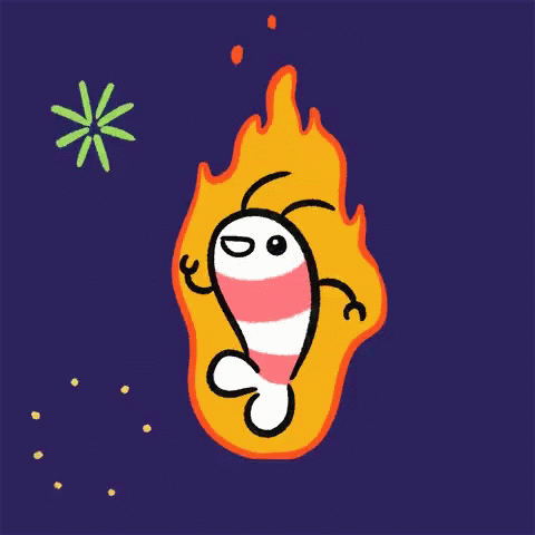Dancing On Fire Shrimp GIF - Dancing On Fire Shrimp Fire GIFs