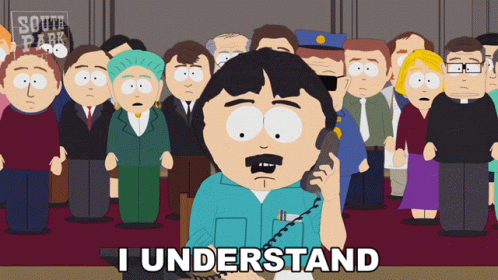 I Understand Randy Marsh GIF - I Understand Randy Marsh South Park GIFs