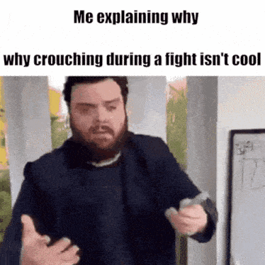 Me Explaining Crouch Spamming GIF - Me Explaining Crouch Spamming GIFs