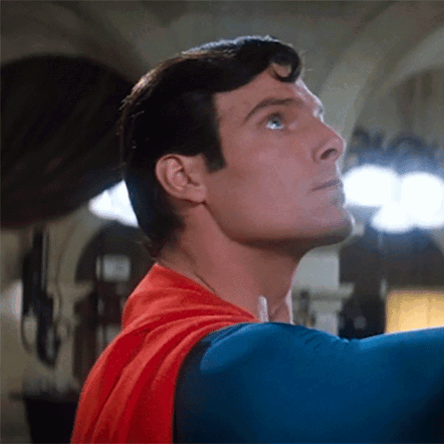What Did You Say Superman GIF - What Did You Say Superman Superman The Movie GIFs