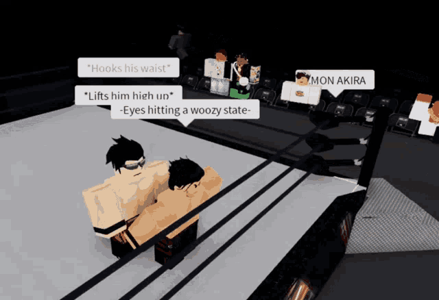 a screenshot of a video game with mon akira