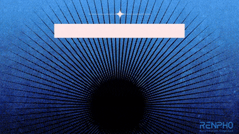 the word renpho is on the blue background