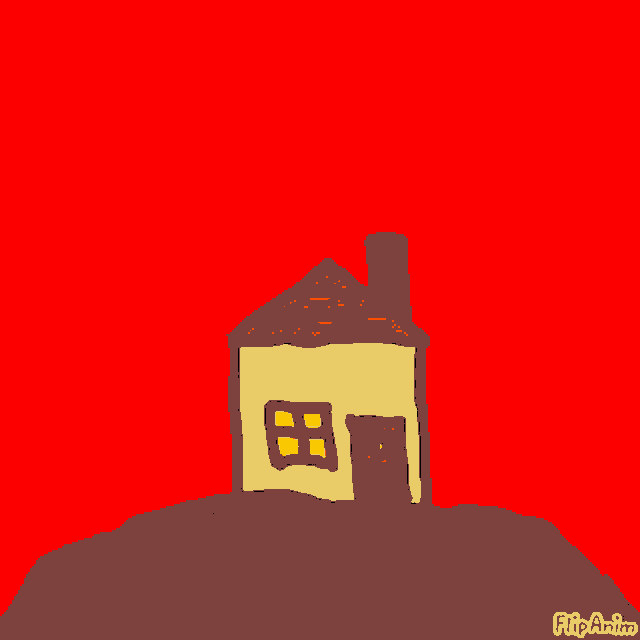 Just A House Rainbow House GIF