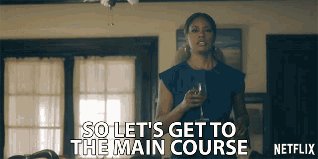 So Lets Get To The Main Course Laverne Cox GIF - So Lets Get To The Main Course Laverne Cox Cynthia Fray GIFs