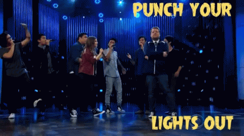 Punch Your Lights Out Riffoff GIF - Punch Your Lights Out Riffoff Anna Kendrick GIFs