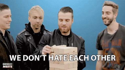 We Dont Hate Each Other We Love Each Other Right Guys GIF - We Dont Hate Each Other We Love Each Other Right Guys Rian Dawson GIFs