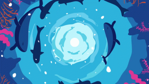 Whales Underwater GIF - Whales Underwater Animation GIFs
