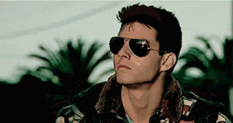 Topgun Tom Cruise GIF - Topgun Tom Cruise Aviator Shades GIFs