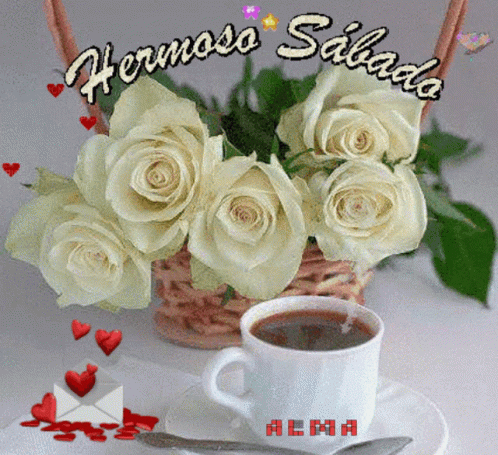 Hermoso Sabado Cafe Amor GIF - Hermoso Sabado Cafe Amor Heart GIFs