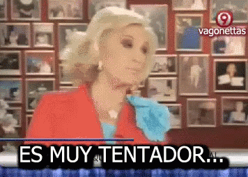 Mirtha Legfrand Es Muy Tentador GIF - Mirtha Legrand Argentina Madre De Argentina GIFs