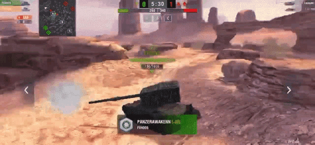 a screenshot of a video game with the name panzeramakenn
