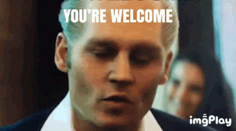 Johnny Depp Youre Welcome GIF - Johnny Depp Youre Welcome GIFs