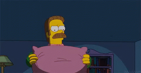 Time For The Long Sleep GIF - The Simpsons Pillow Goodbye GIFs