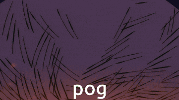 a cartoon of a man with the word pog on the bottom right