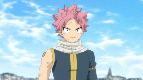 a cartoon character with a scarf around his neck has a tattoo on his arm