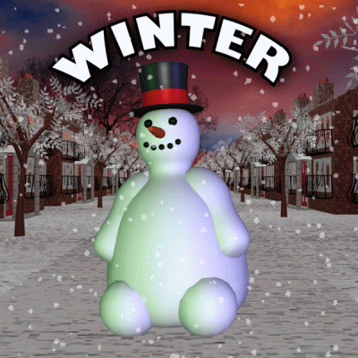 Winter Travelling Snowman GIF - Winter Travelling Snowman Snow GIFs