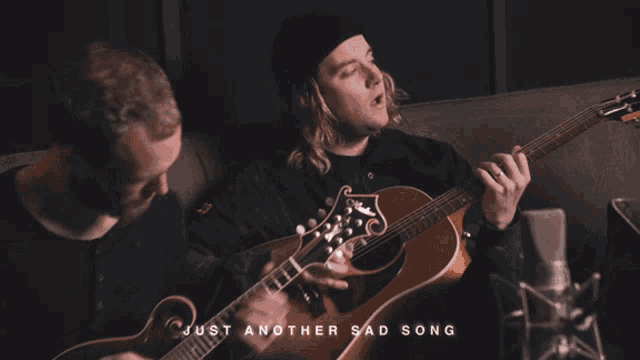 Just Another Sad Song Playing Guitar GIF - Just Another Sad Song Sad Song Playing Guitar GIFs