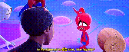 Spiderverse Spider Ham GIF - Spiderverse Spider Ham Is He Allowed To Do That GIFs