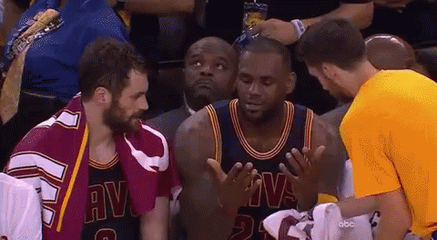 Lebron With The Frust GIF - Frustration Lebron James GIFs