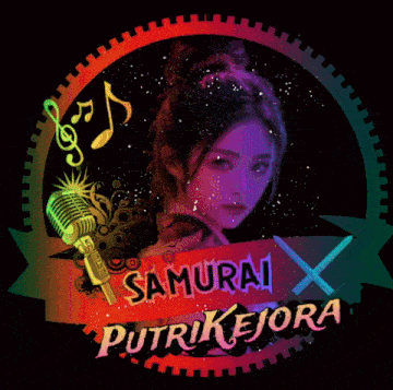 a picture of a woman with the name samurai putri kejora on it