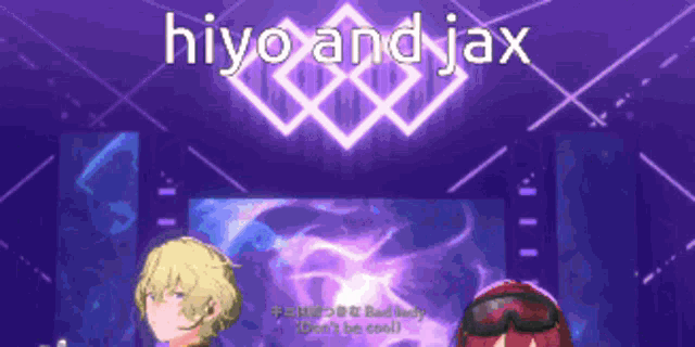 a video game called hiyo and jax has two characters on it