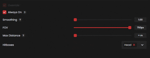 a screenshot of a screen that says ' always on ' at the top