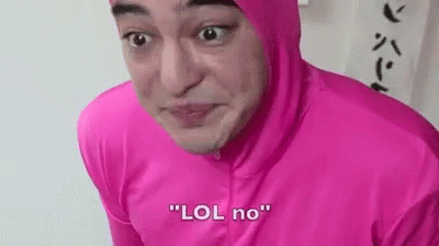 Lol No - Filthy Frank GIF - Tvfilthyfrank Pink Suit Pink GIFs
