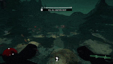 a screenshot of a video game that says kill all enemies 013