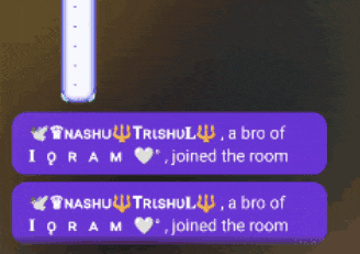 a screenshot of a text message between iqram and nashu trishul