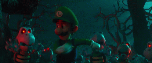 Mario Movie Luigi GIF - Mario Movie Luigi Dry Bones GIFs