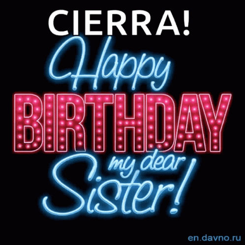 Happy Birthday Dear Sister GIF - Happy Birthday Dear Sister Hbd GIFs
