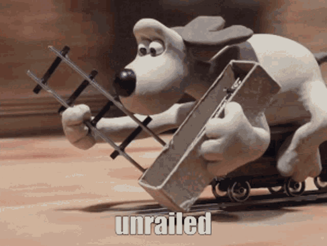 Wallace And Gromit Unrailed GIF - Wallace And Gromit Unrailed GIFs