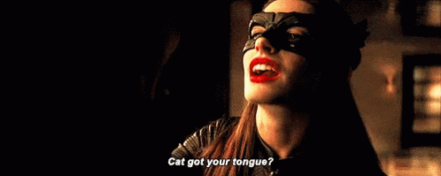 Cat Got Your Tongue Anne Hathaway GIF - Cat Got Your Tongue Anne Hathaway Catwoman GIFs