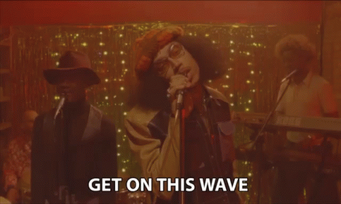 Get On This Wave Enjoy GIF - Get On This Wave Get On Enjoy GIFs