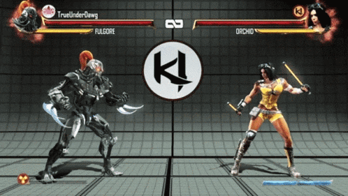 a video game is being played with two characters named trueunderdawns and fugore