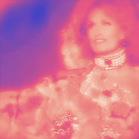 a blurry image of a person in a circle
