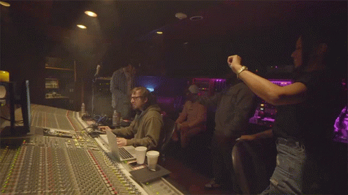 Making Music Wiz Khalifa GIF - Making Music Wiz Khalifa Cameron Jibril Thomaz GIFs
