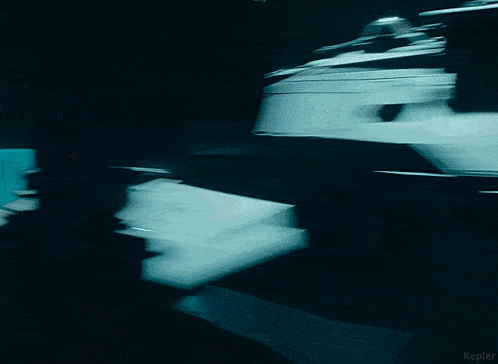 a picture of a person coming out of a space ship with the word kepler on the bottom