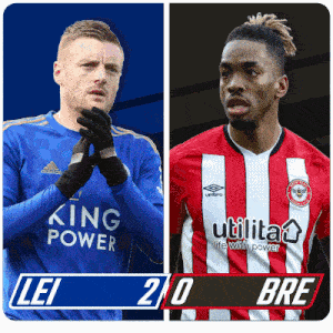Leicester City F.C. (2) Vs. Brentford F.C. (0) Half-time Break GIF - Soccer Epl English Premier League GIFs