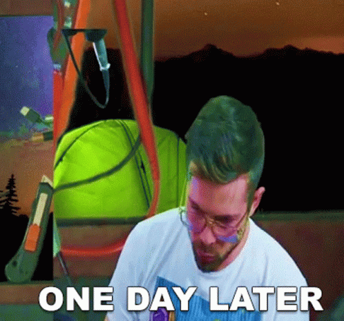 One Day Later Basically Homeless GIF - One Day Later Basically Homeless Tomorrow GIFs