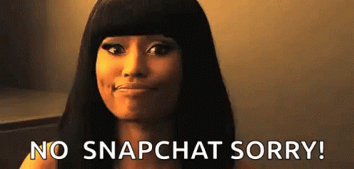 Shrug Nicki Minaj GIF - Shrug Nicki Minaj No Snapchat Sorry GIFs
