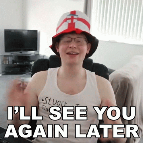 Ill See You Again Later Ollie Dixon GIF - Ill See You Again Later Ollie Dixon Goodbye For Now GIFs