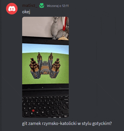 a screenshot of a laptop with a castle on it