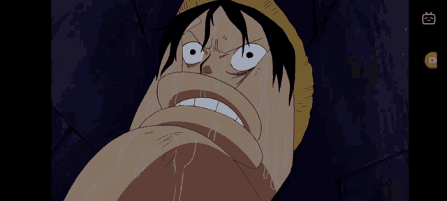 a close up of a cartoon character 's face with a youtube logo on the bottom right