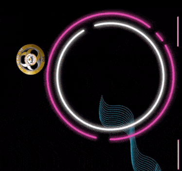 a computer generated image of a circle with the number 12