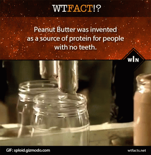 Peanut Butter GIF - Peanutbutter Didyouknow Protein GIFs