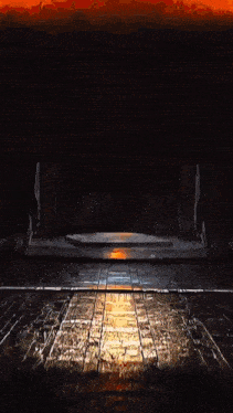 a painting of a sphere with a light inside of it