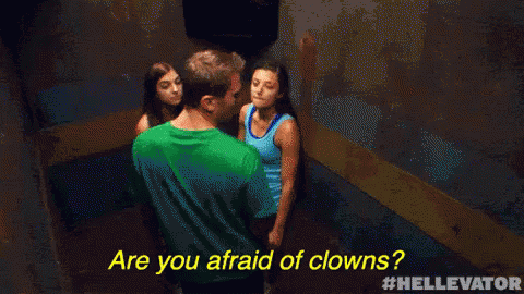 Are You Afraid Of Clowns? GIF - Clowns Flashing Horror GIFs