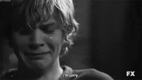 Crying Sorry GIF - Crying Sorry Ahs GIFs