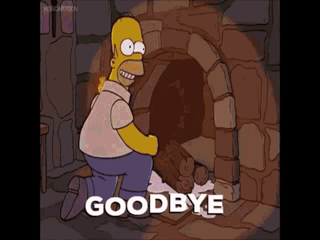Simpsons Goodbye GIF - Simpsons Goodbye Sparkly Elves GIFs